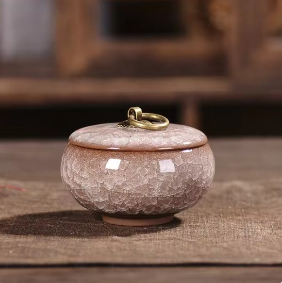 Meadowlark Whisker Haven Urn For Pets Ceramic Memorial