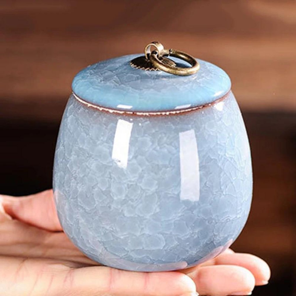 Meadowlark Whisker Haven Urn For Pets Ceramic Memorial