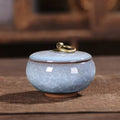 Meadowlark Whisker Haven Urn For Pets Ceramic Memorial