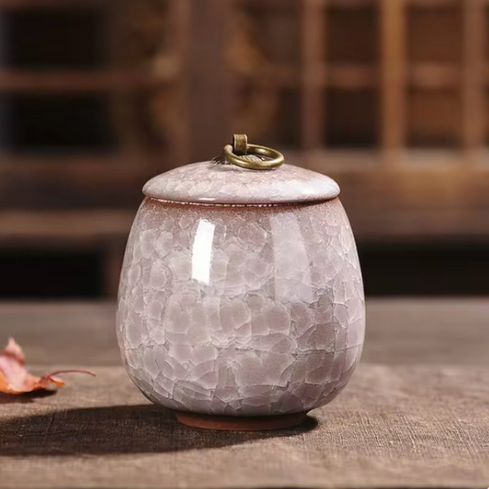 Meadowlark Whisker Haven Urn For Pets Ceramic Memorial