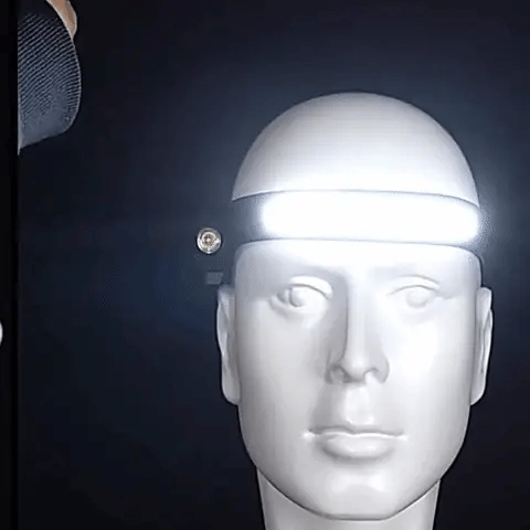 NovaLume Headlamp With COB LED, USB Battery And Sensor For Any Activity