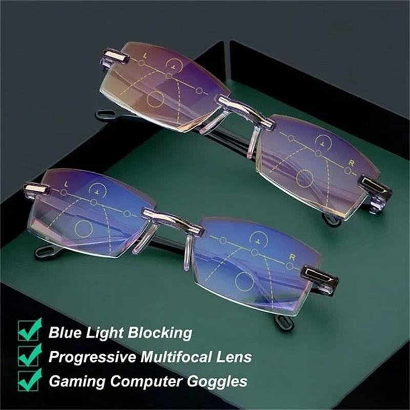Lunettes multifocales VisionGuard avec protection contre la lumière bleue