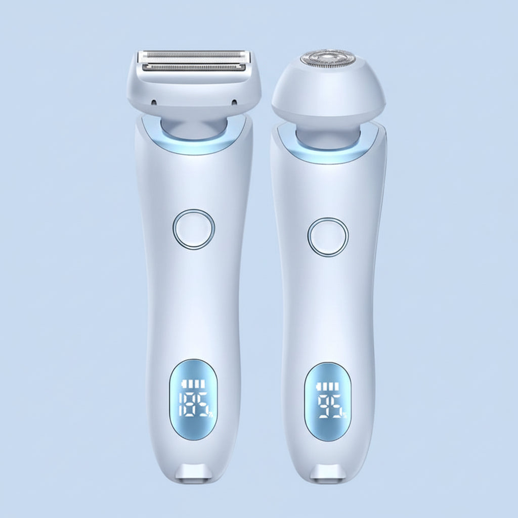 Rasoio LED NovaShave per una rasatura precisa e delicata sulla pelle
