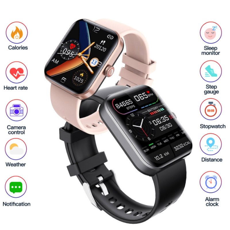 ساعة GlucoWatch الذكية مع قراءات سكر الدم وتتبع الصحة المتقدم
