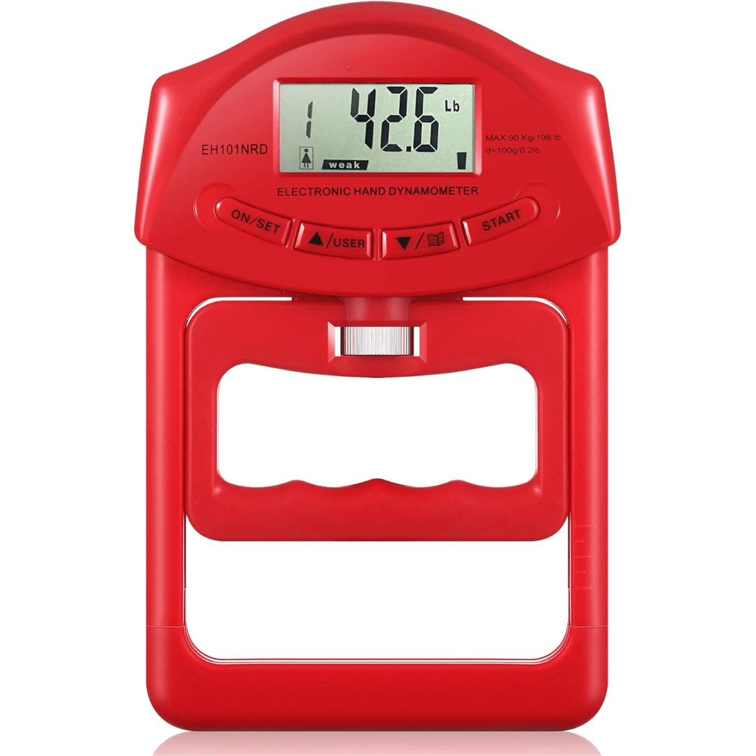 Handpower Pro Digital Grip Dynamometer For Precise Strength Up To 90 Kg
