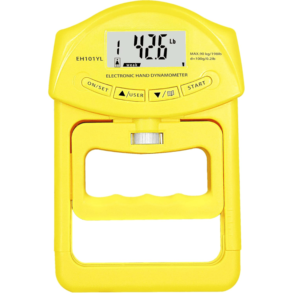 Handpower Pro Digital Grip Dynamometer For Precise Strength Up To 90 Kg