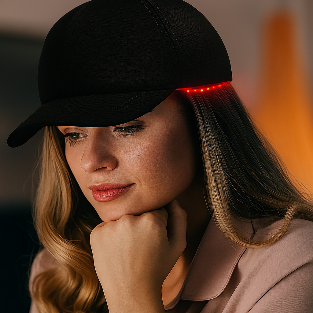 AstraHair laserová čepice na růst vlasů s 150 LED diodami, edice 660nm a 850nm