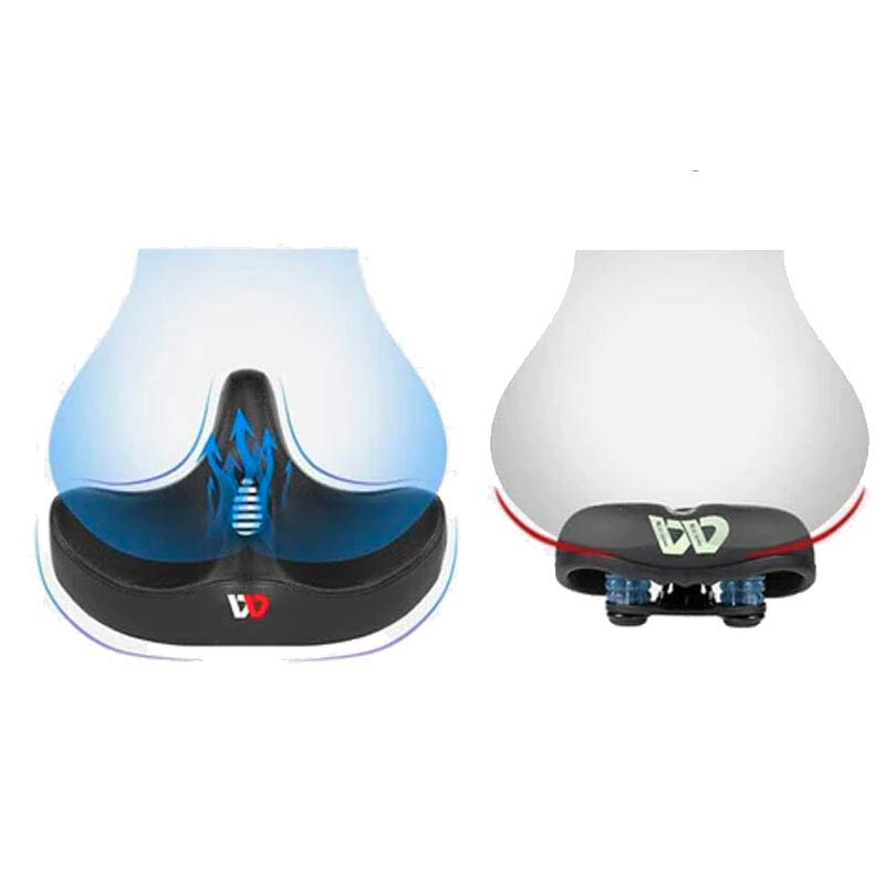 RideEase Ergonomic Extra Wide Breathable Bike Saddle