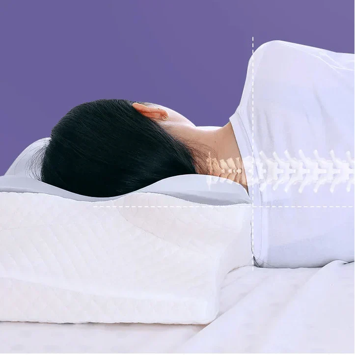 Almohada Contour VitaRest con Espuma Viscoelástica para Alivio de Cuello y Hombros