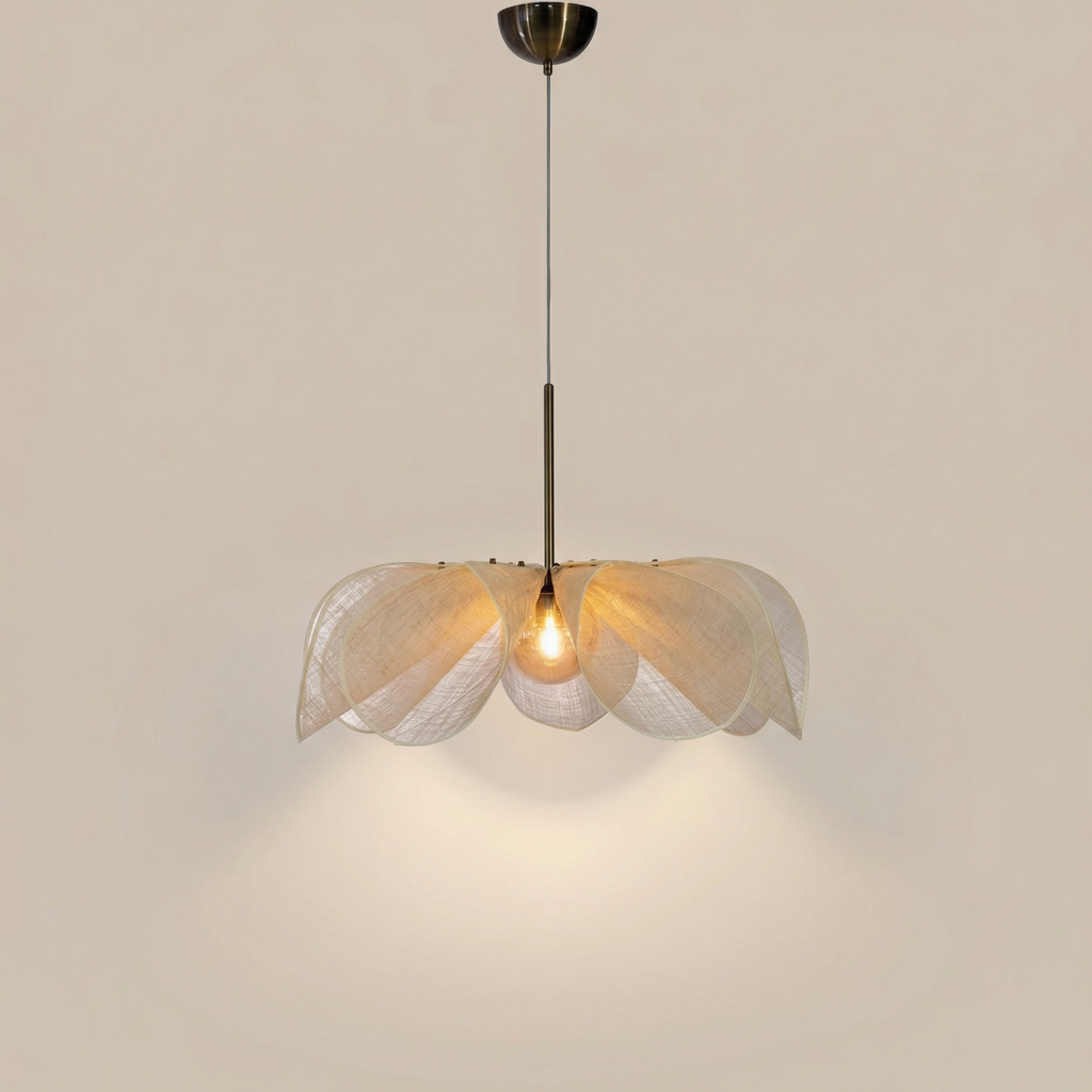 Lámpara Colgante de Tela Nostálgica Elegante Aurea