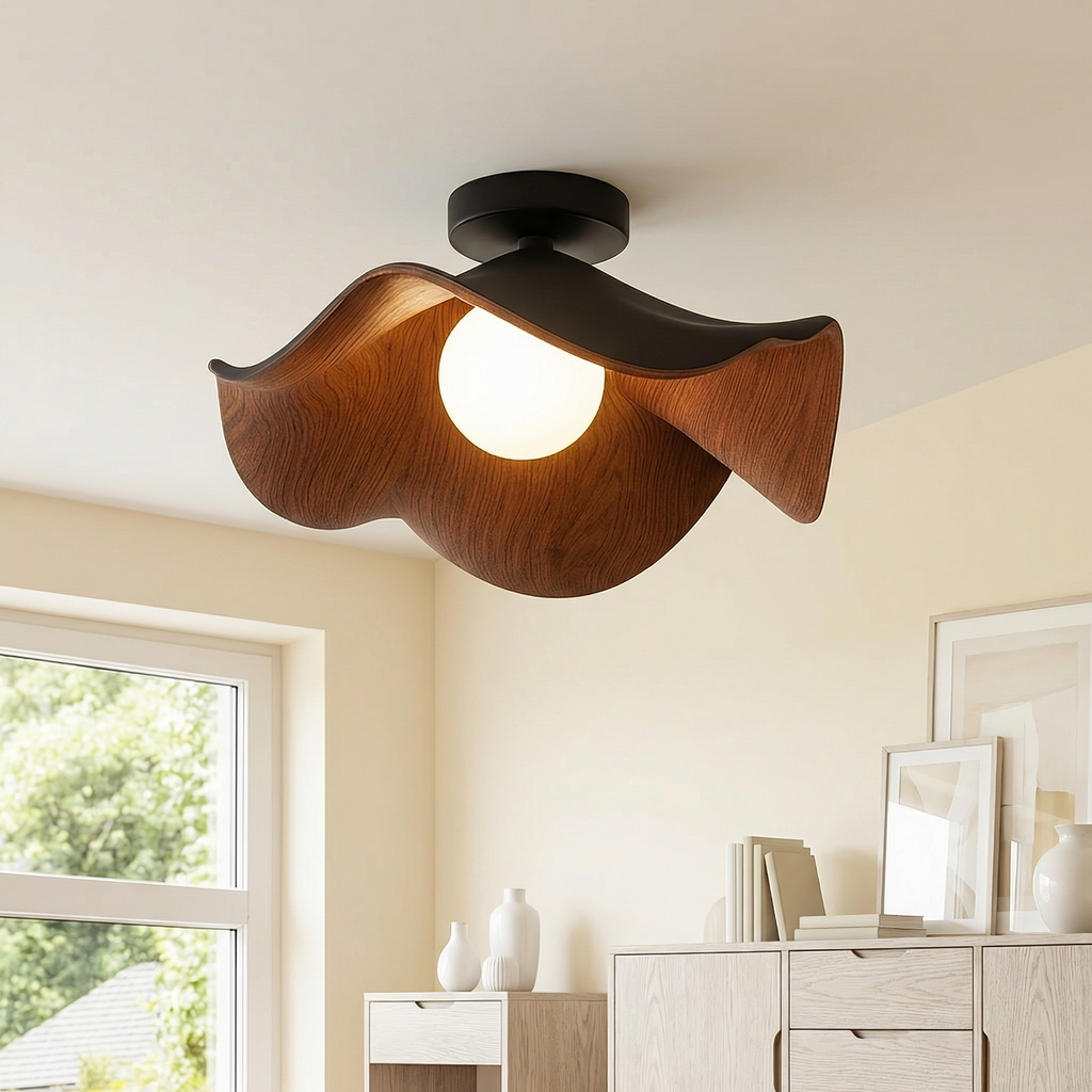 LuminaBloom Elegante Lampada da Soffitto Moderna a Montaggio a Filo