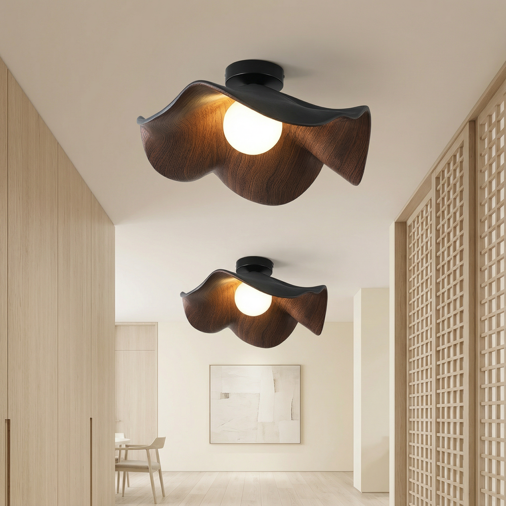 LuminaBloom Elegante Lampada da Soffitto Moderna a Montaggio a Filo