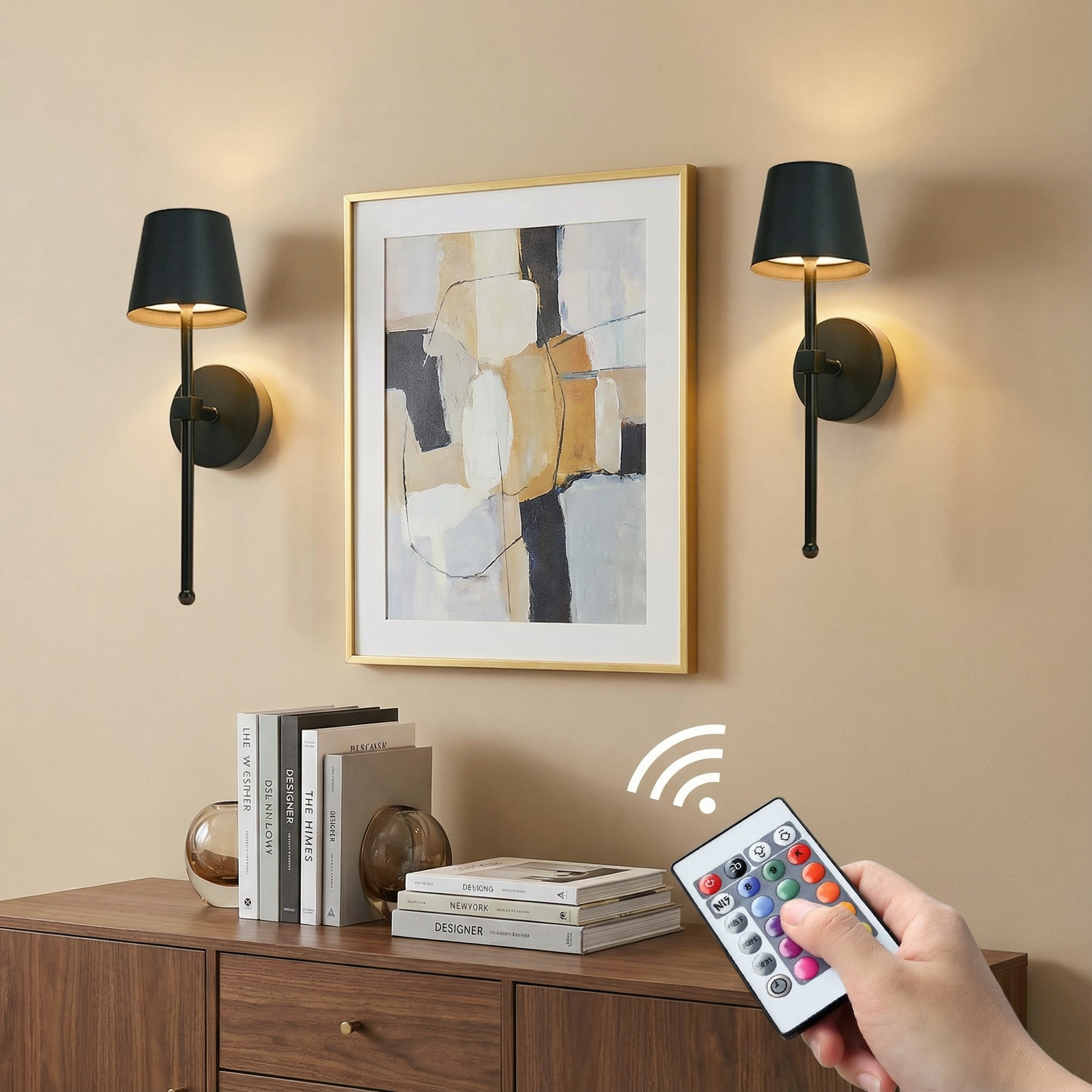 Graceful Kablosuz Duvar Lambası Şarj Edilebilir LED Aplik ve Modern Stil