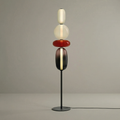 Aurora modern golvlampa med skulptural design och varm LED-glöd för vardagsrum