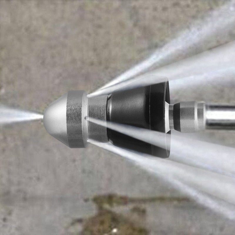 PipeClear Turbo Jet Nozzle for Fast Pipe Blockage Clearance