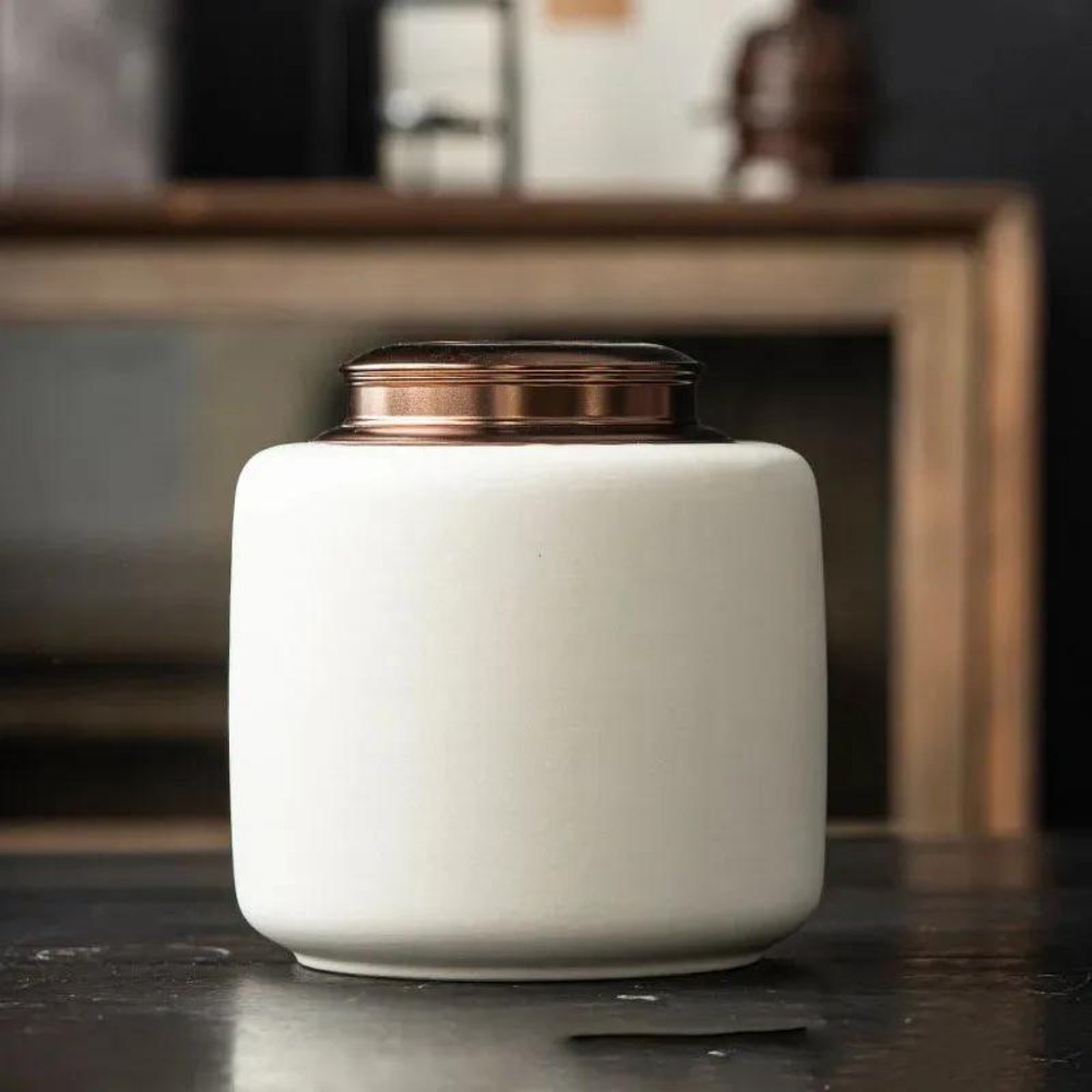 Urna commemorativa per animali HonorVase con finitura in ceramica per il compagno amato