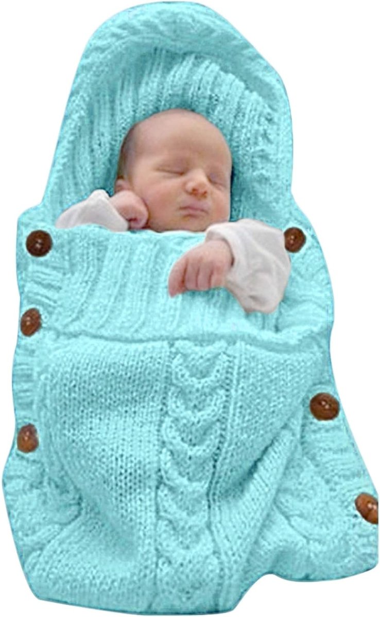 CozyNest Beige Baby Wrap Set With Newborn Blanket And Sleep Sack