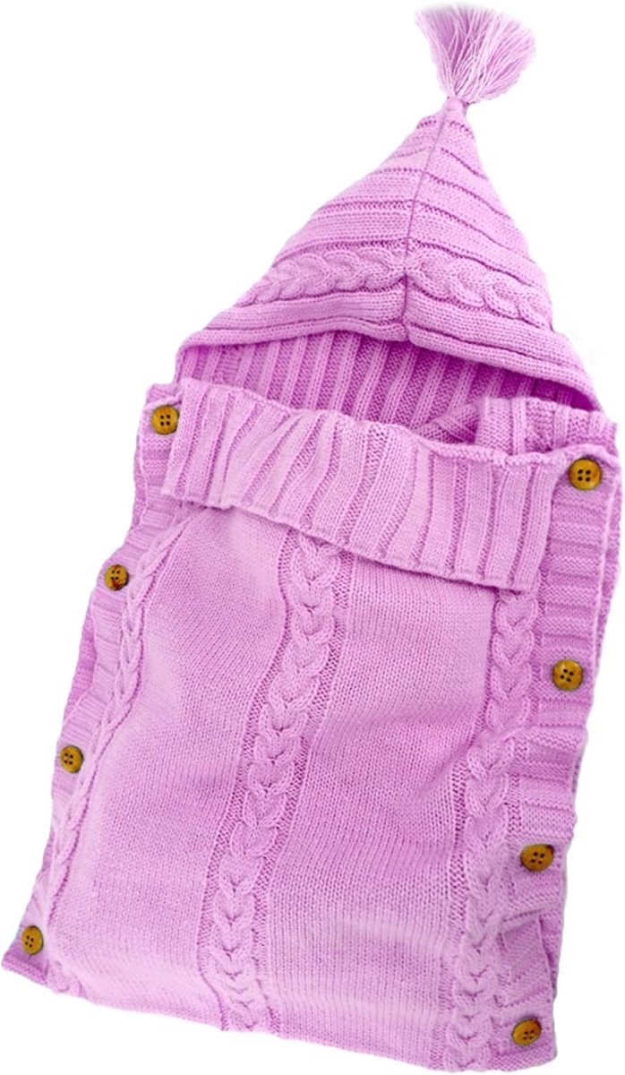 CozyNest Beige Baby Wrap Set With Newborn Blanket And Sleep Sack