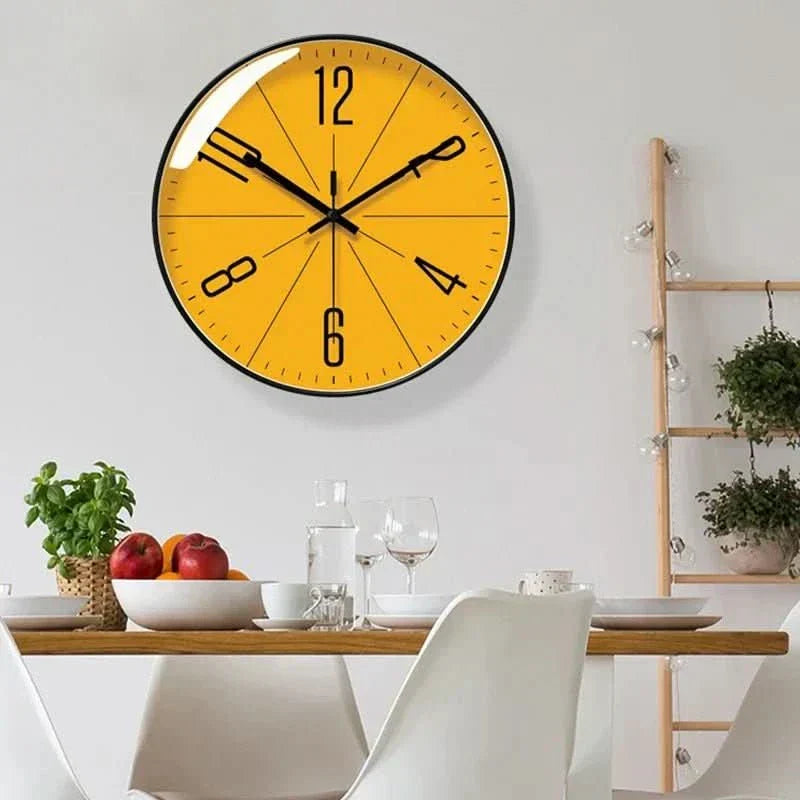NordicHush Quiet Wall Clock With Minimalist Modern Style