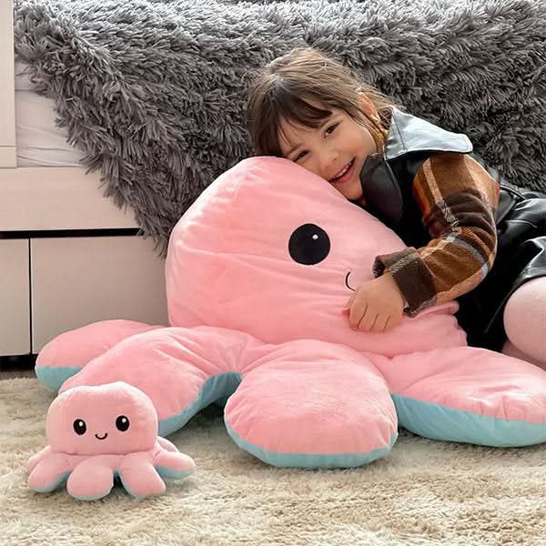 SnuggleOcto Peluche Polvo Brinquedo Para Crianças Amigo Macio e Abraçável