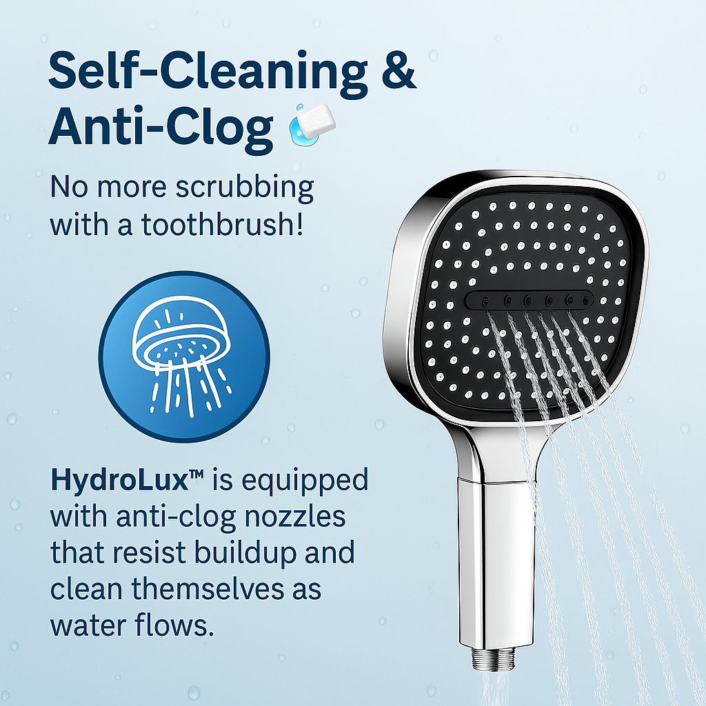 Turbo Filtration High-Pressure Shower Head For Healthier Hair With Scalp Care