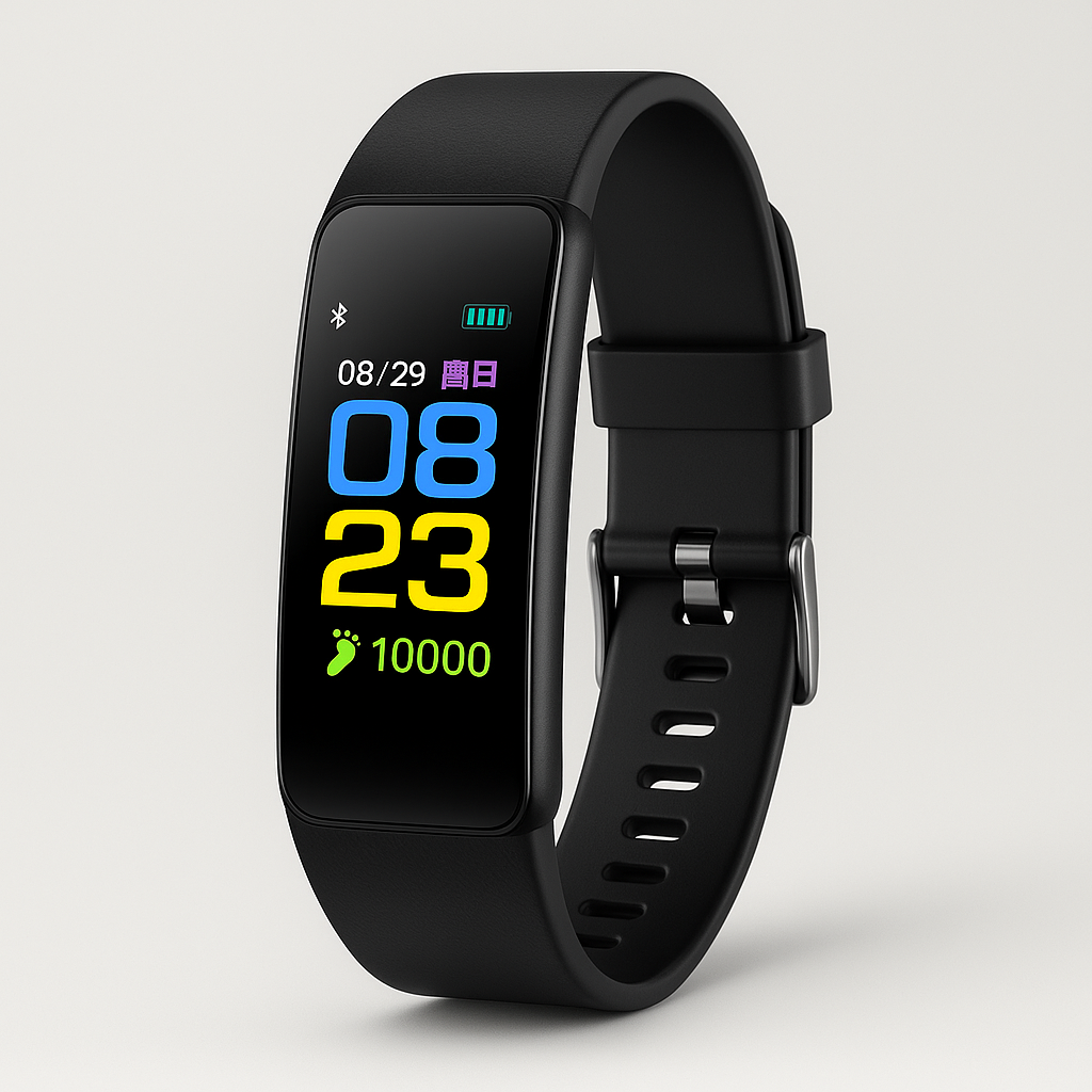 VitaWatch Smartwatch For Seniors With Health Tracking And Large LED Screen