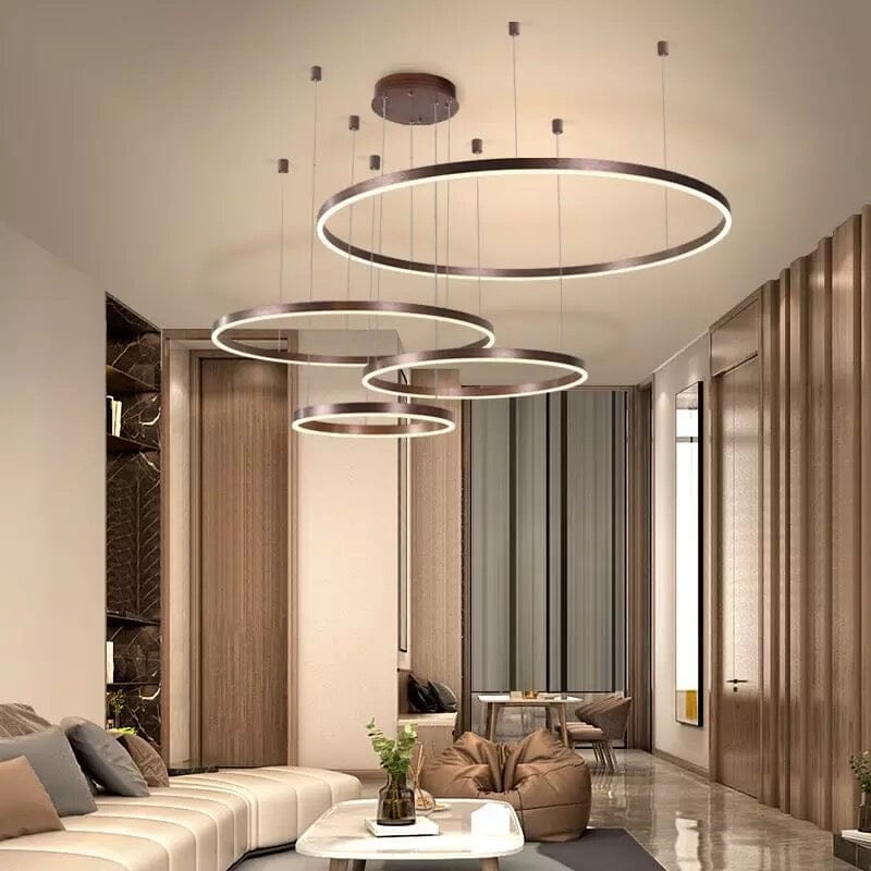 Aurelia Ring Lamp With Adjustable Aluminum And Acrylic Design, 12,500 Lumens