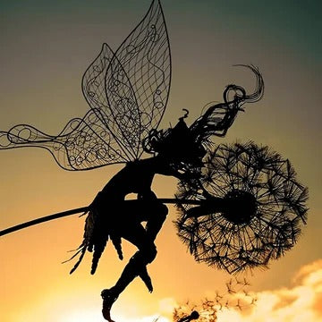 Fairy Steel Figures For Outdoor Decor And Indoor Corners