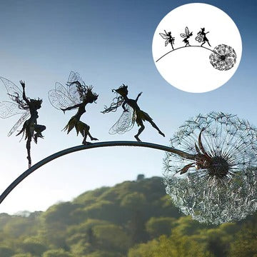 Fairy Steel Figures For Outdoor Decor And Indoor Corners