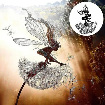 Fairy Steel Figures For Outdoor Decor And Indoor Corners