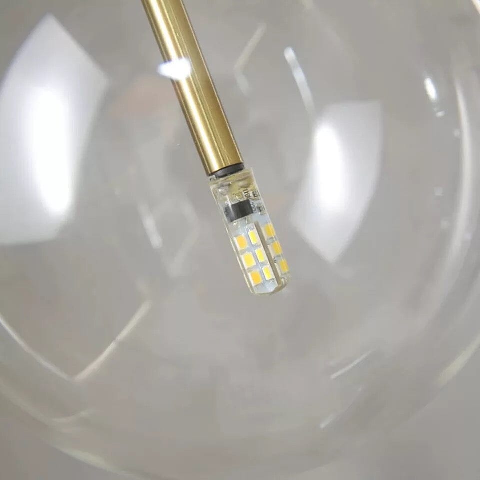 Lámparas Colgantes de Bola de Cristal Lumenora por Asteron Studio