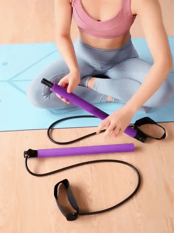 PulseFlex fitness tyč pro domácí cvičení – ultimátní pilates a posilování