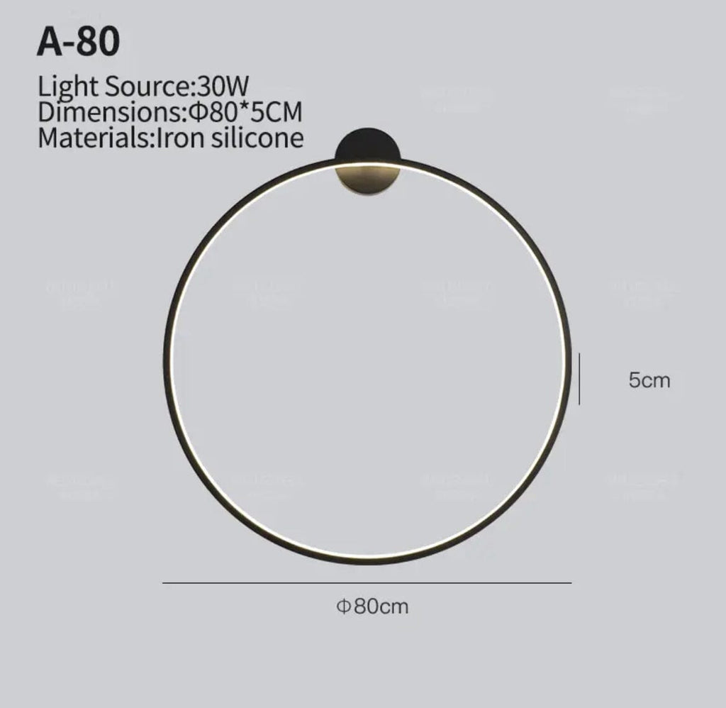 AstraNova Orbit Lampada da Parete Rotonda a LED Moderna per Interni