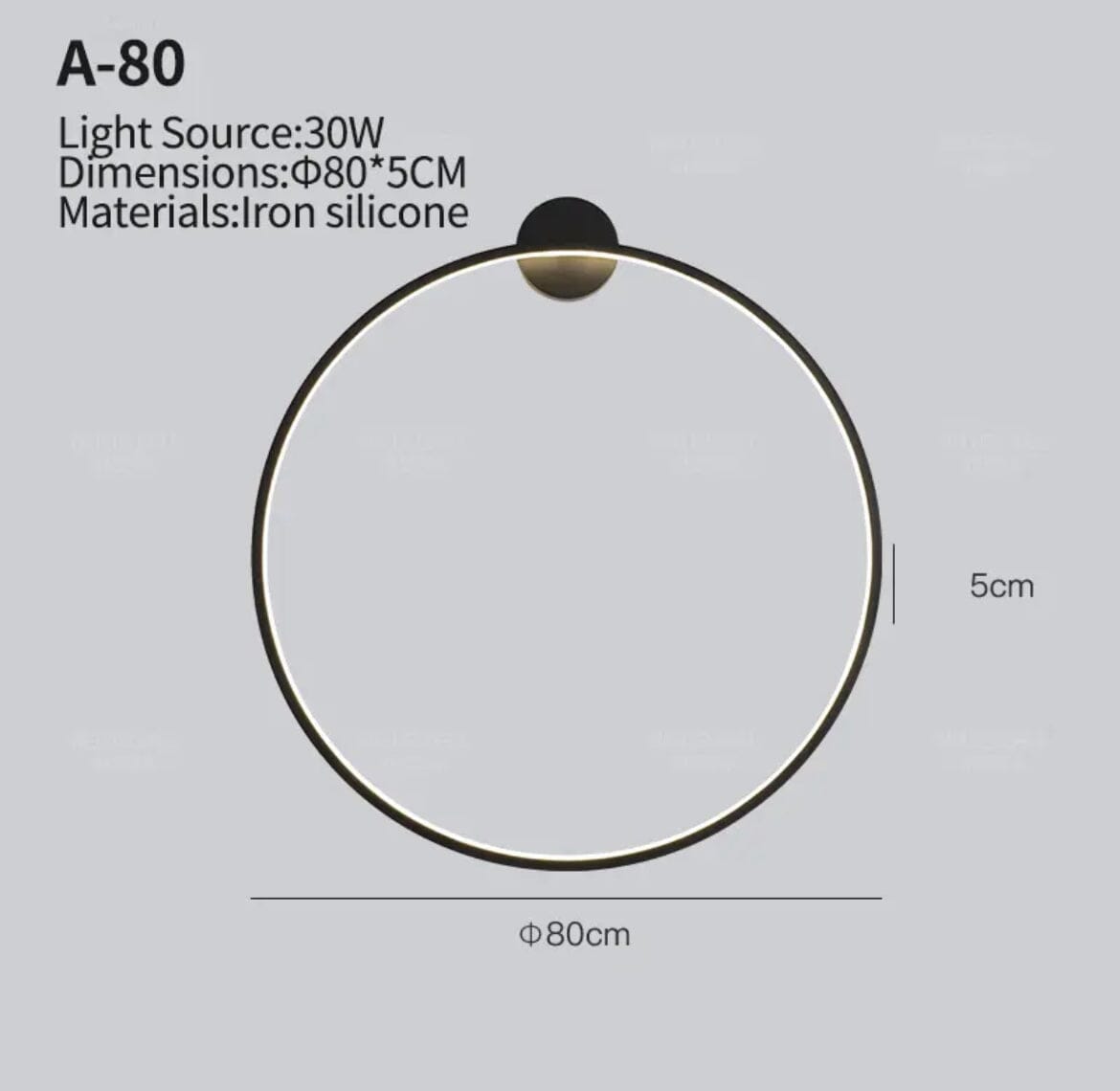 AstraNova Orbit Lampada da Parete Rotonda a LED Moderna per Interni