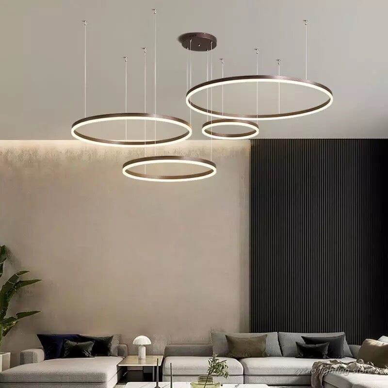 Aurelia Ring Lamp With Adjustable Aluminum And Acrylic Design, 12,500 Lumens