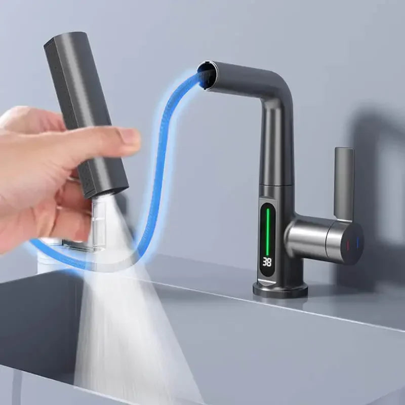 Rubinetto da cucina intelligente AeroFlow Pro con controllo per temperatura senza interruzioni