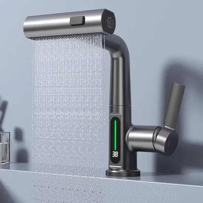 Rubinetto da cucina intelligente AeroFlow Pro con controllo per temperatura senza interruzioni