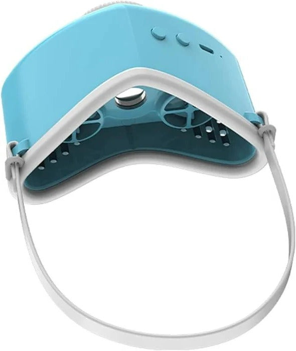 Portable Electric Snoring Mask With Soft Fabric And Adjustable Strap For Quiet Nights
