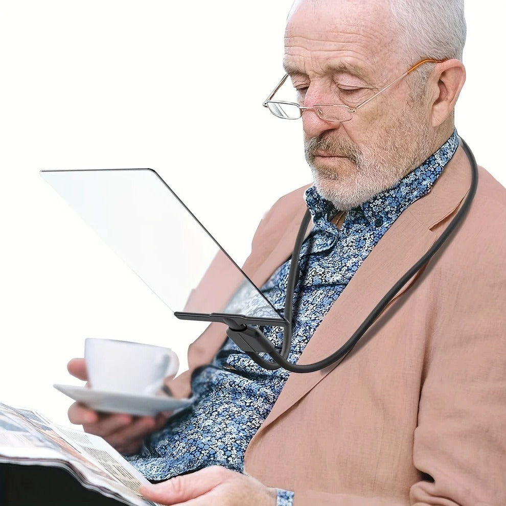 Handsfree Magnifier With Flexible Neck For Easy Reading And Clear Details