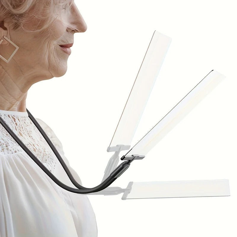 Handsfree Magnifier With Flexible Neck For Easy Reading And Clear Details