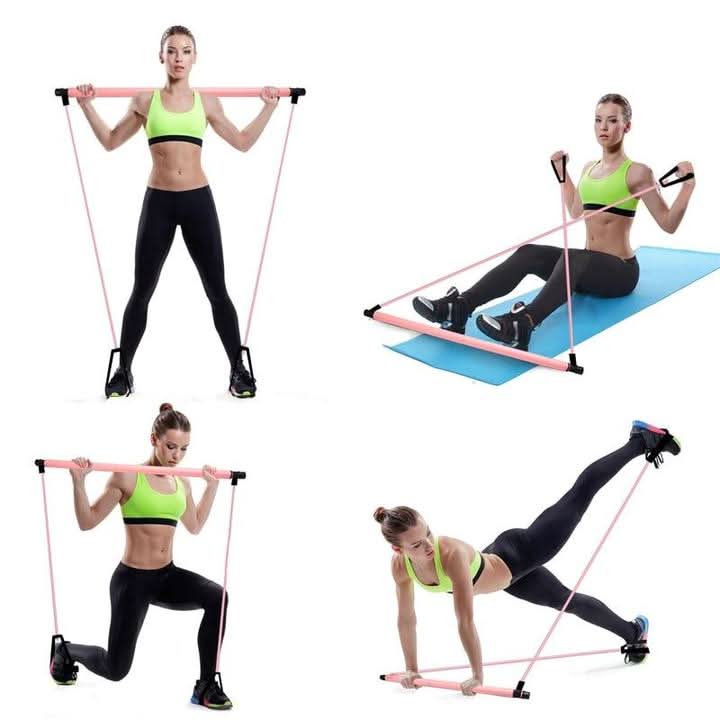 PulseFlex fitness tyč pro domácí cvičení – ultimátní pilates a posilování