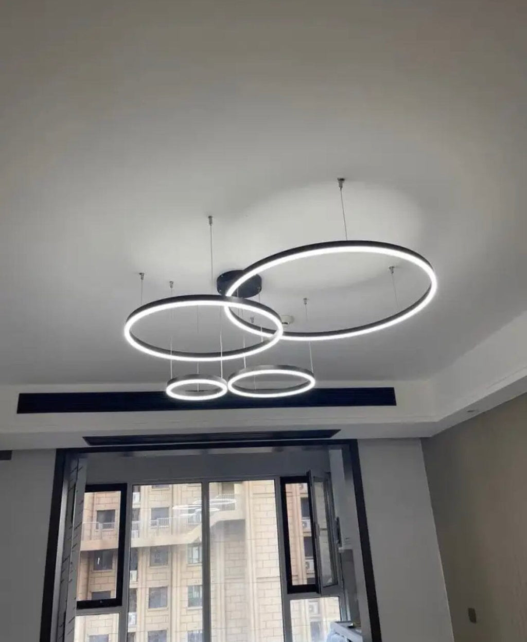 Aurelia Ring Lamp With Adjustable Aluminum And Acrylic Design, 12,500 Lumens