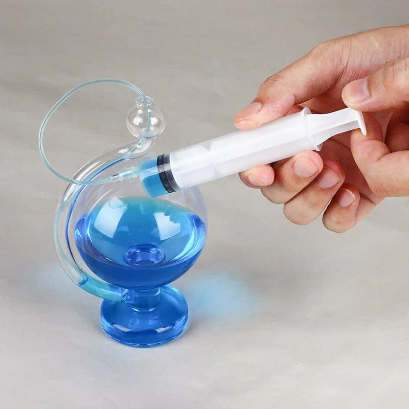 Glass Bottle Barometer For Weather Prediction And Home Decor