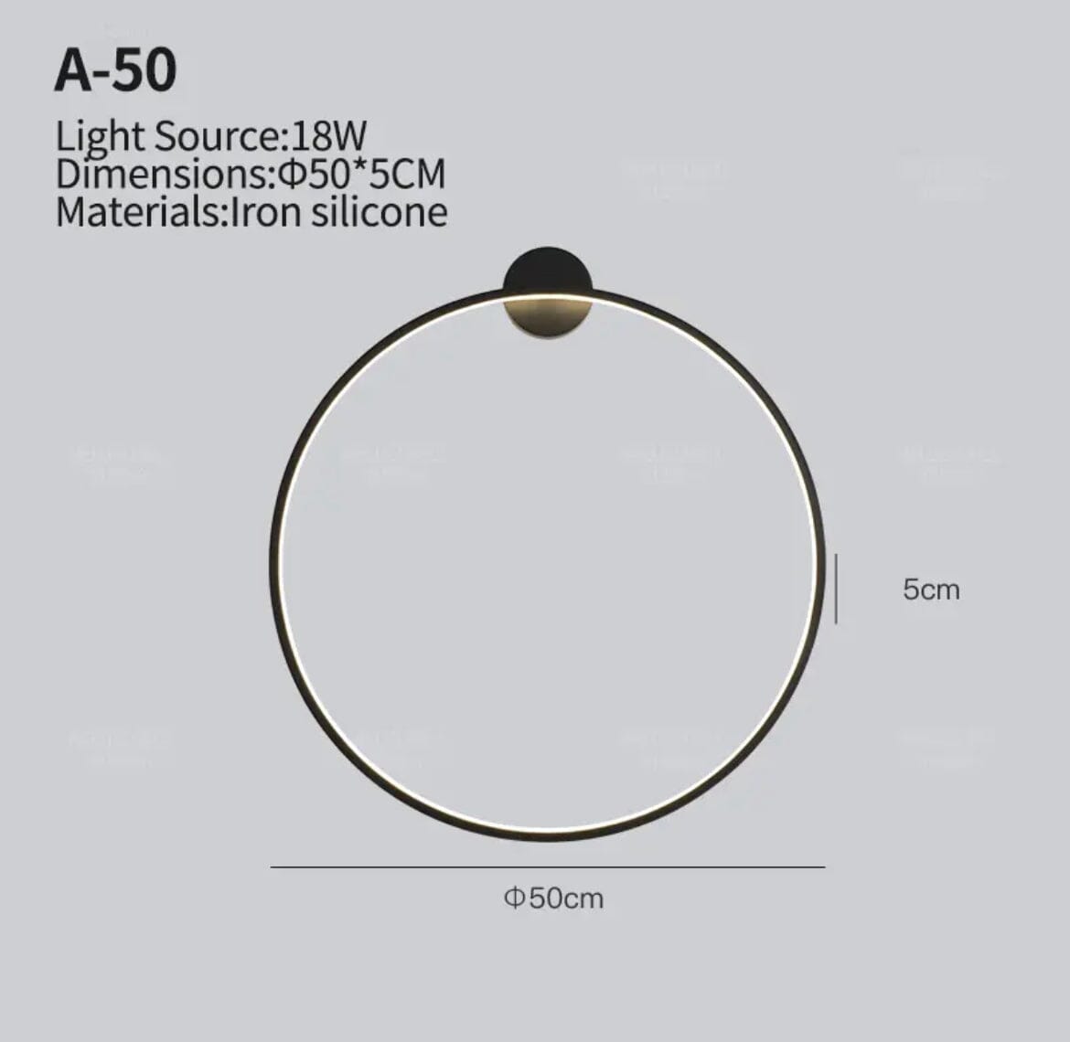 AstraNova Orbit Lampada da Parete Rotonda a LED Moderna per Interni