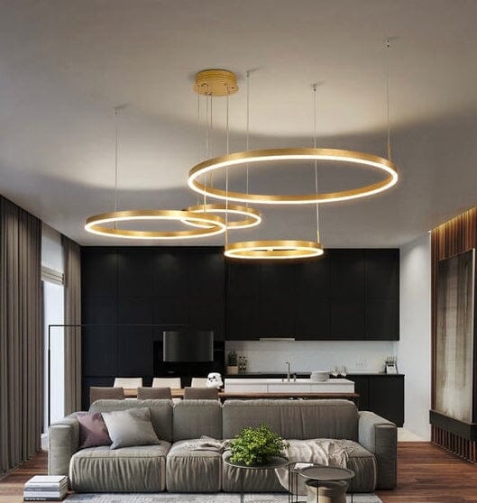 Aurelia Ring Lamp With Adjustable Aluminum And Acrylic Design, 12,500 Lumens