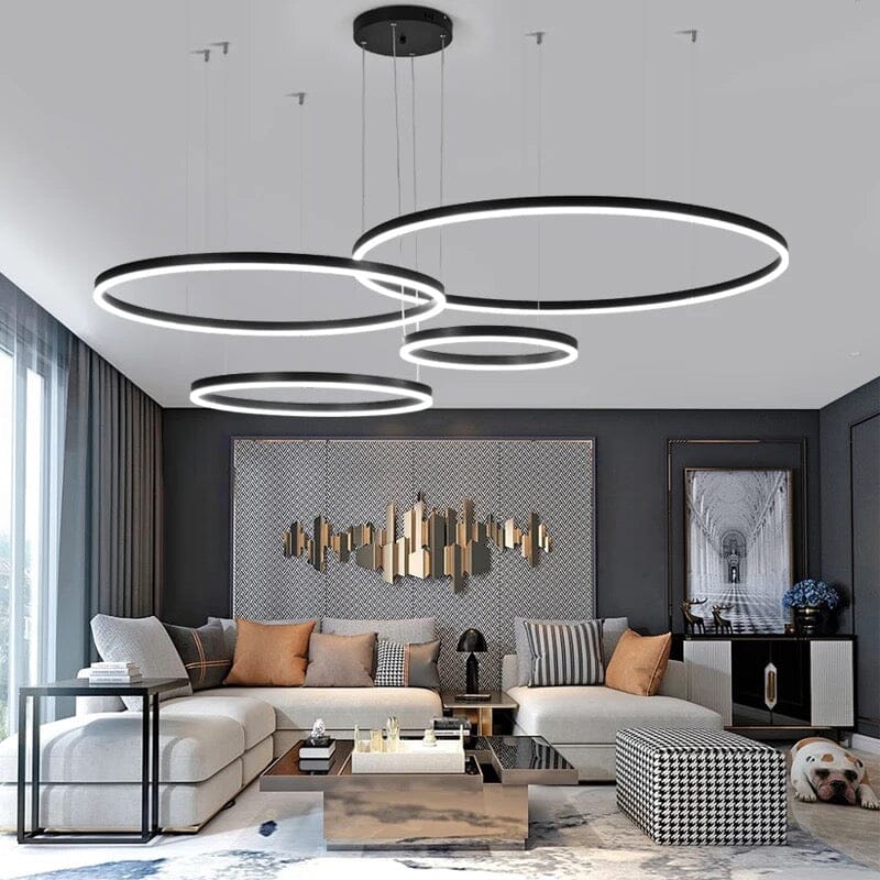 Aurelia Ring Lamp With Adjustable Aluminum And Acrylic Design, 12,500 Lumens