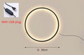 AstraNova Orbit Lampada da Parete Rotonda a LED Moderna per Interni