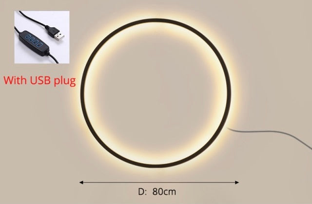 AstraNova Orbit Lampada da Parete Rotonda a LED Moderna per Interni