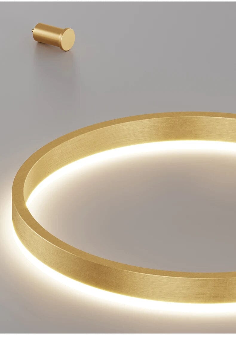 Aurelia Ring Lamp With Adjustable Aluminum And Acrylic Design, 12,500 Lumens