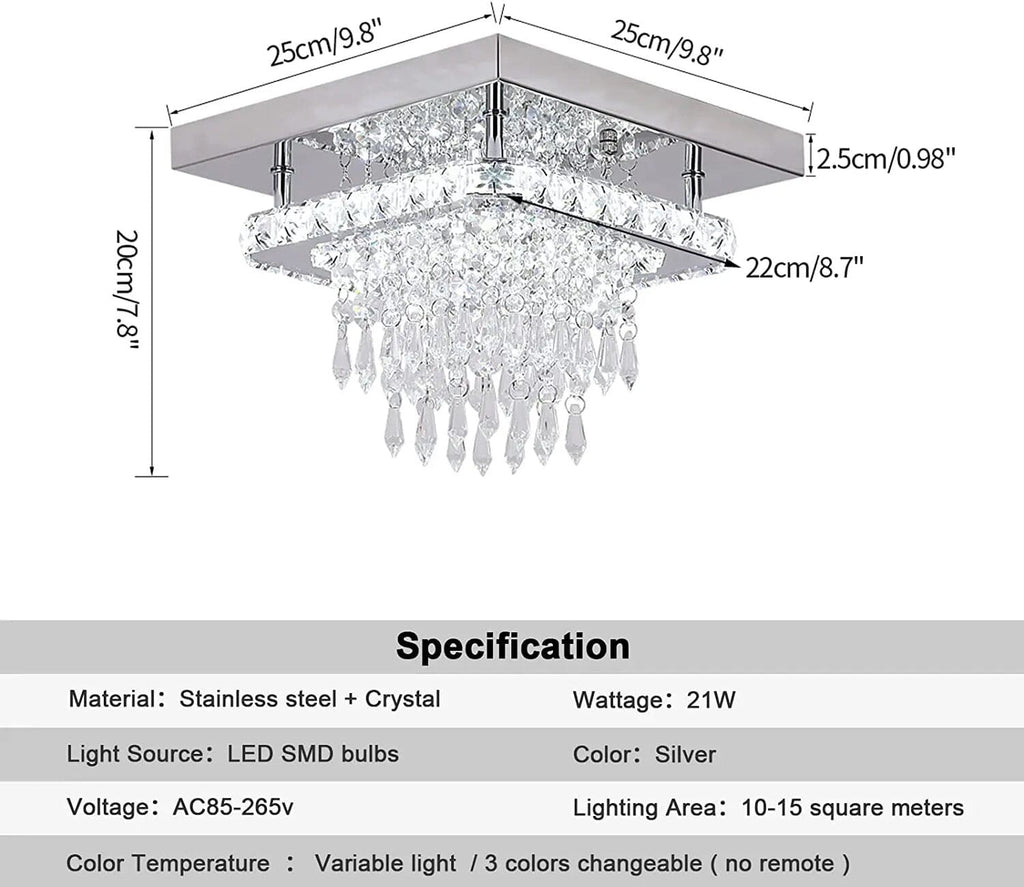 Aurelia Krystall Lysekrone Regal Moderne Taklampe